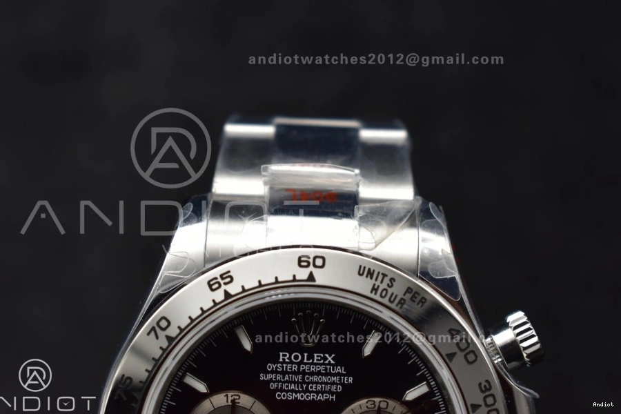 Edition Black Bracelet on V5 126509 Silver Dial 1:1 SS QF SH4131 Best Daytona 1107
